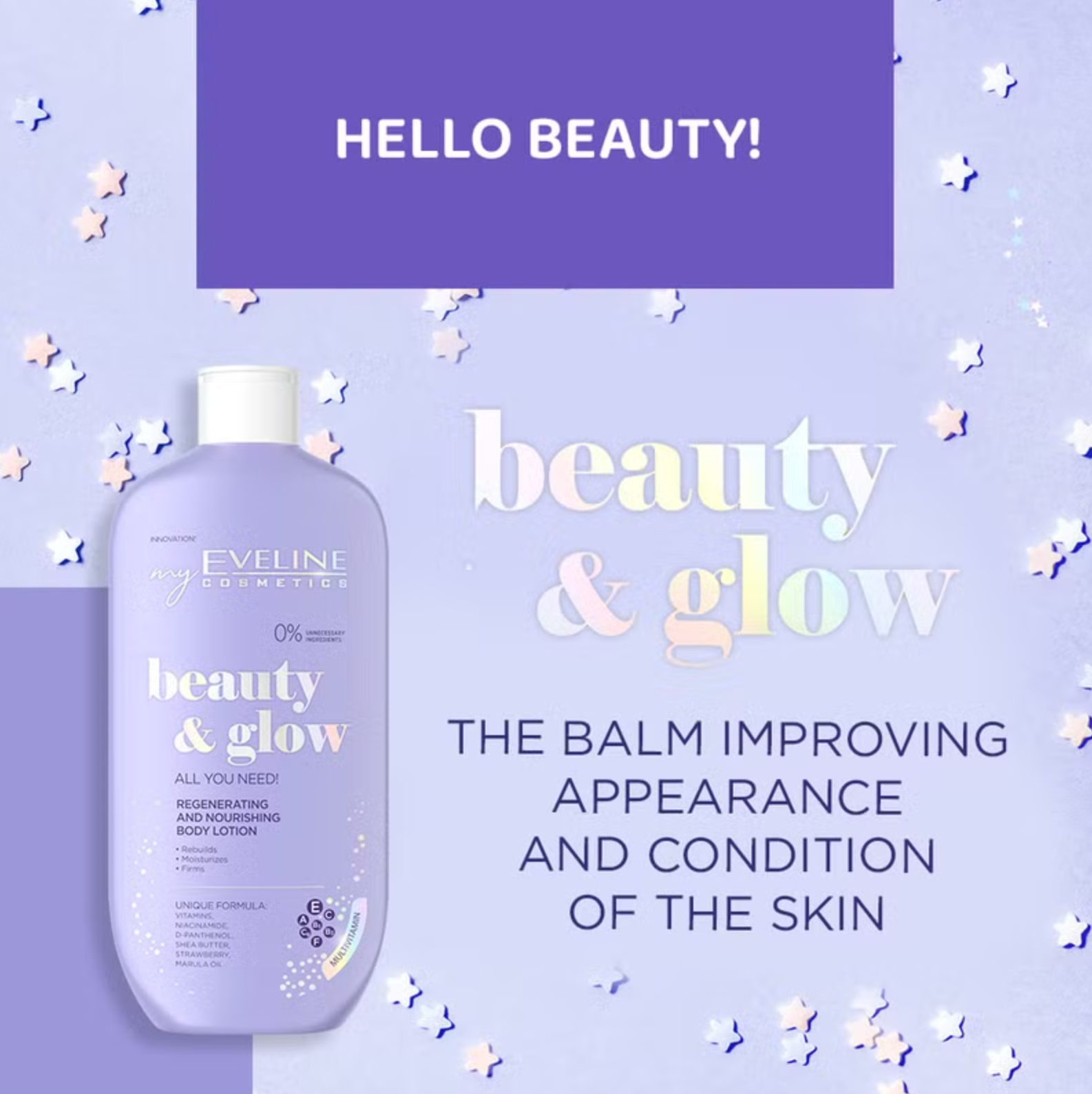 Beauty & Glow Regenerating and Nourishing Body Lotion