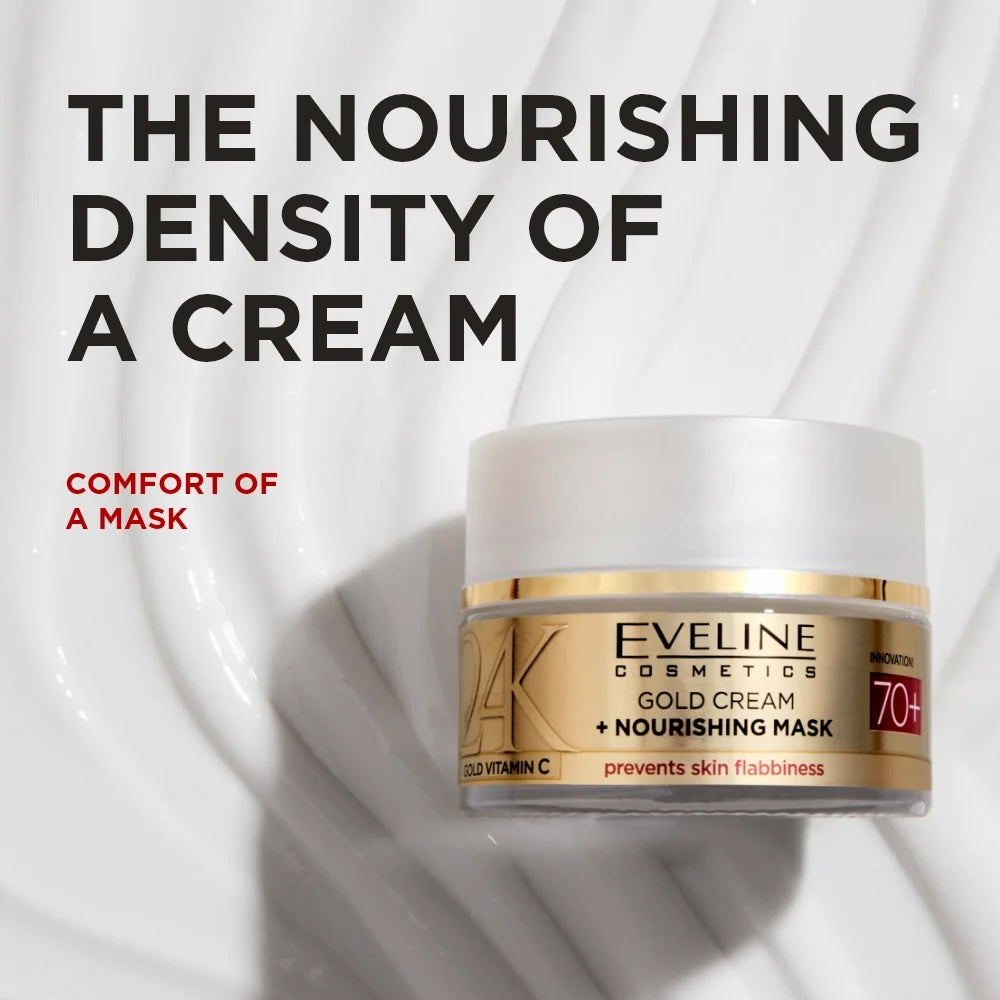 24K Gold Vitamin C Golden Cream-Nourishing Mask 70+