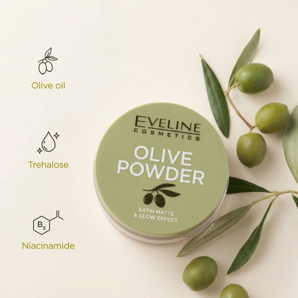Loose Face Powder with Olive Leaf & Seed Extract