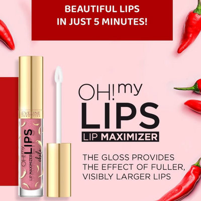 OH! MY LIPS – Plumping Lip Gloss with Hyaluronic Acid & Chili