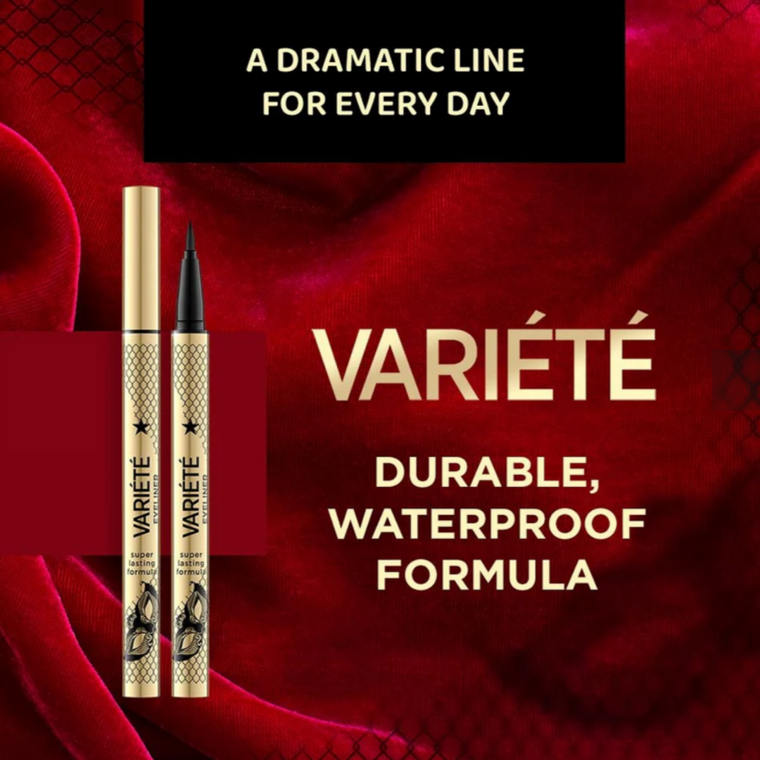 Variete Waterproof Eyeliner Ultra Black