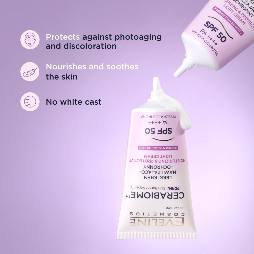Cerabiome Moisturizing & Protective Light Cream SPF 50 PA++++