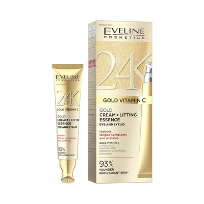 24K Gold Vitamin C Golden Eye & Eyelid Lifting Cream + Essence