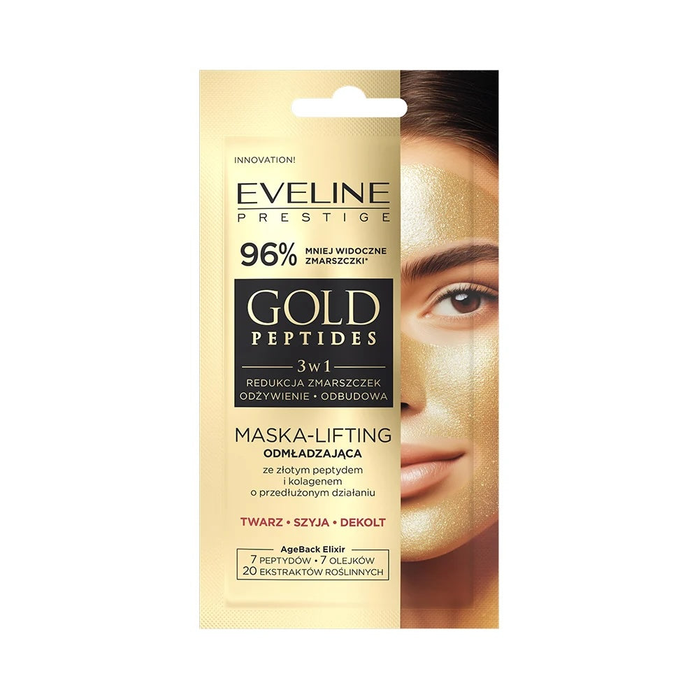 Gold Peptides 3-in-1 Rejuvenating Lifting Face Mask 8ml