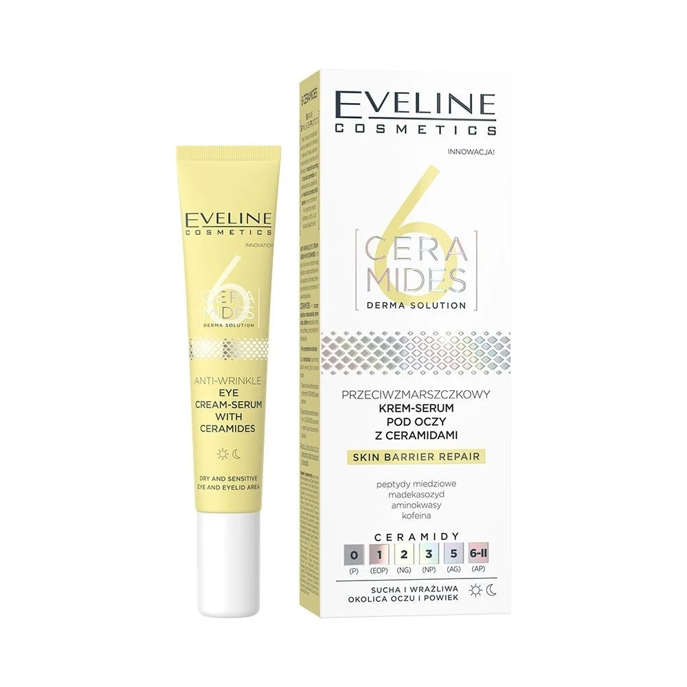 6 Ceramides Anti-Wrinkle Eye Cream-Serum with Ceramides