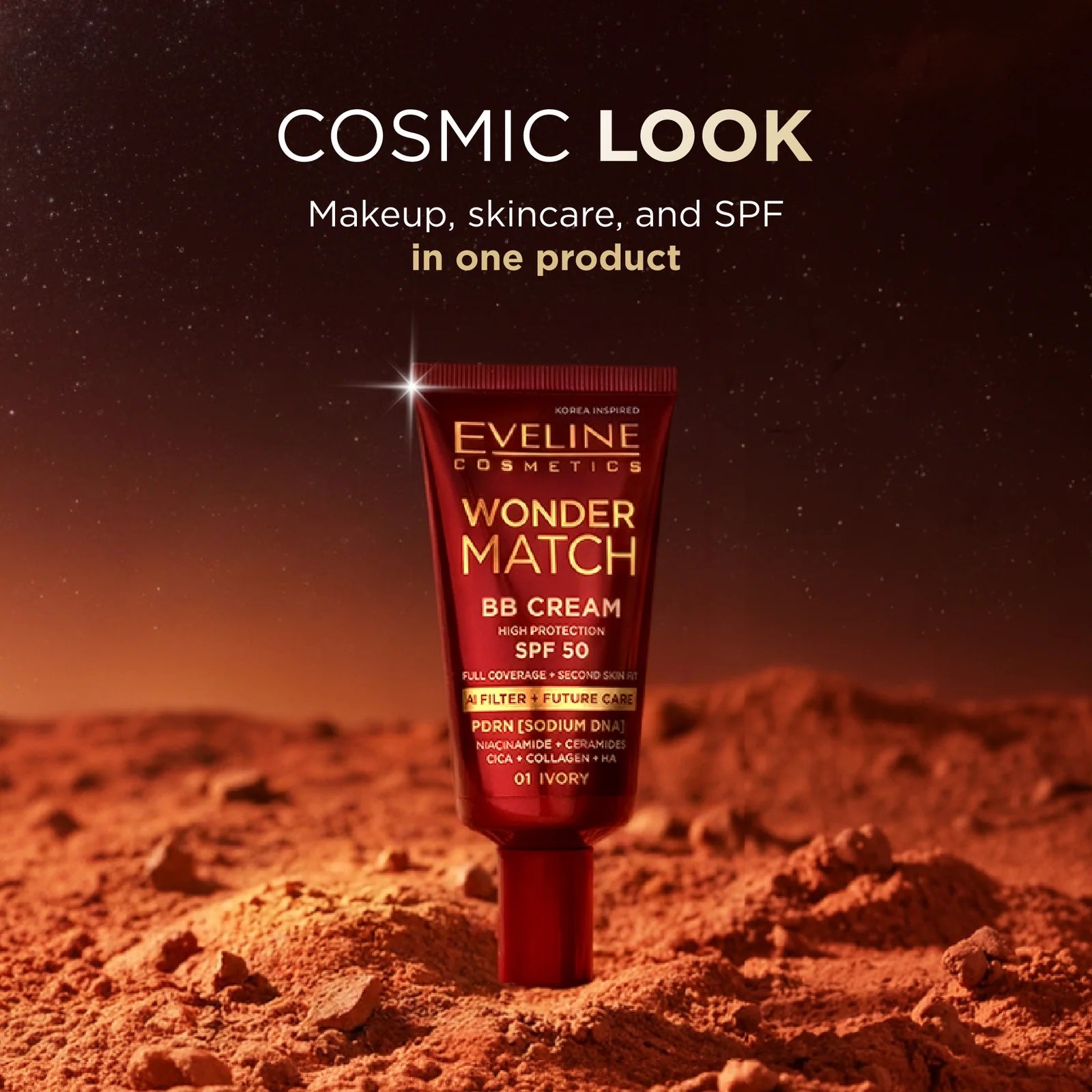 Wonder Match BB Cream SPF 50 – High Protection, Buildable Full Coverage, Natural Satin Finish