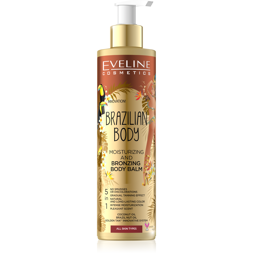 Brazilian Body 5 in 1 Moisturizing and Bronzing Balm Lotion (200ml)