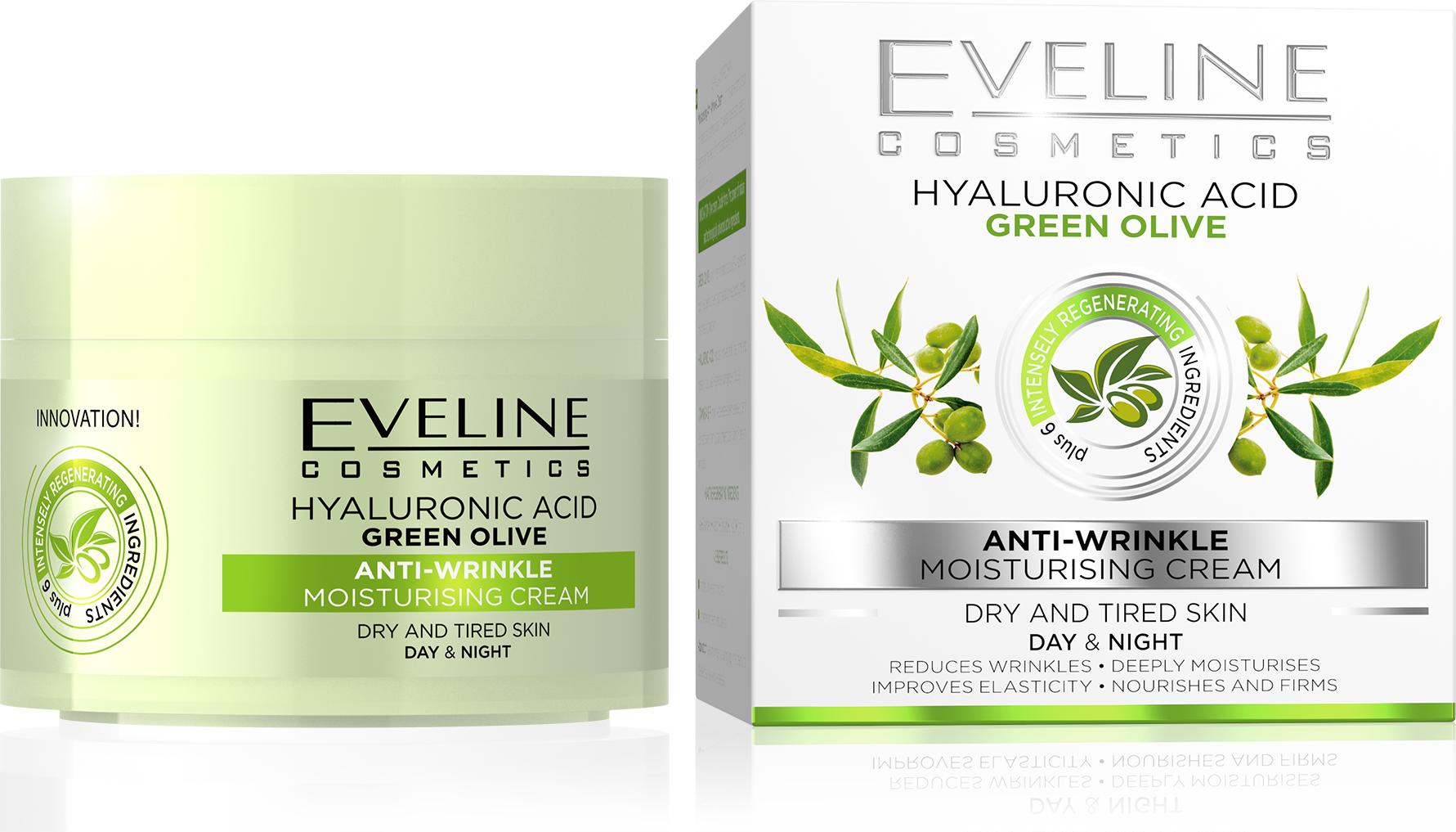 Nature Line Green Olive Anti-Wrinkle Moisturizing Day and Night Cream