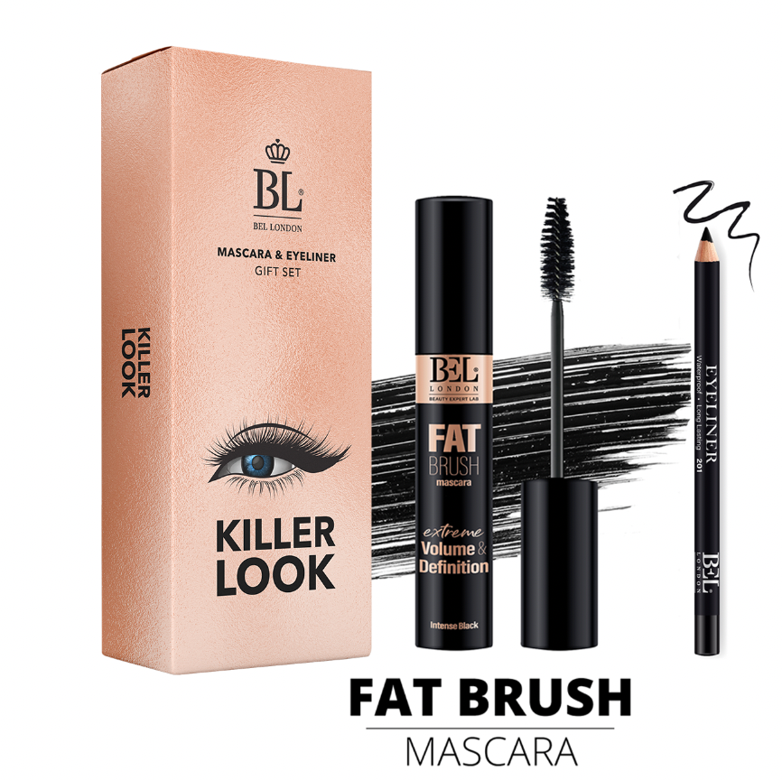 BEL London Killer Look Mascara & Eyeliner Gift Set