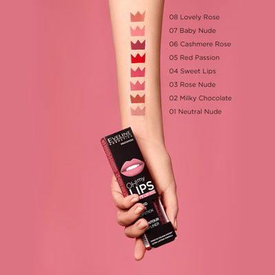 OH! my LIPS Matt Lip Kit Liquid Matt Lipstick & Contour Lip Liner