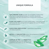 Organic Aloe+Collagen Moisturizing and Soothing Face Cream-Gel