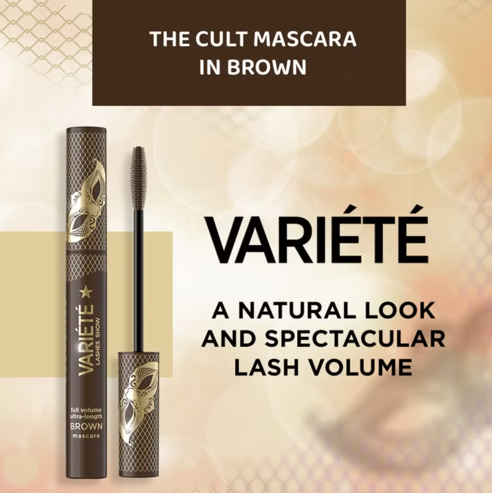 Variete Thickening and Lengthening Brown Mascara