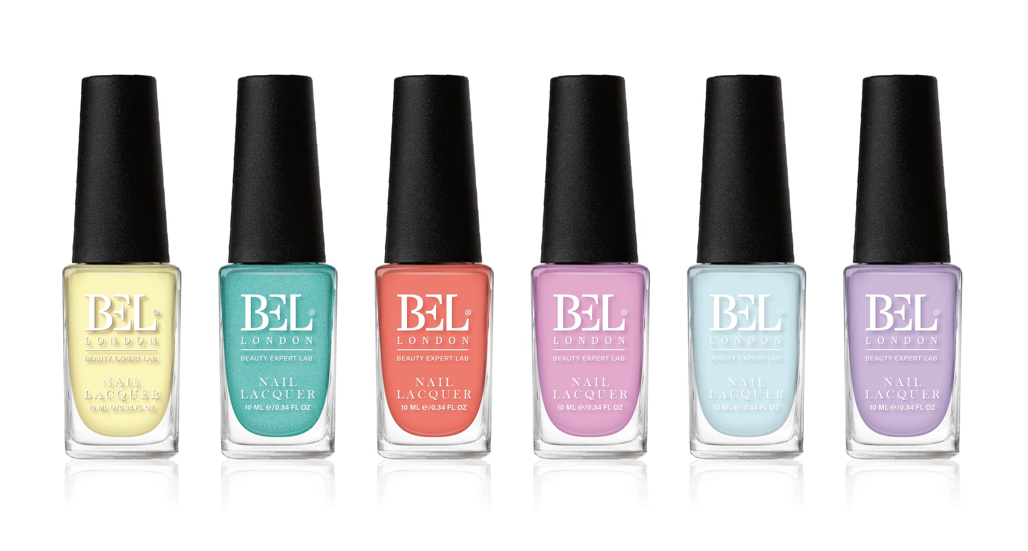 BEL London ThePastels Nail Set - 6 Pack Nail Polish Set