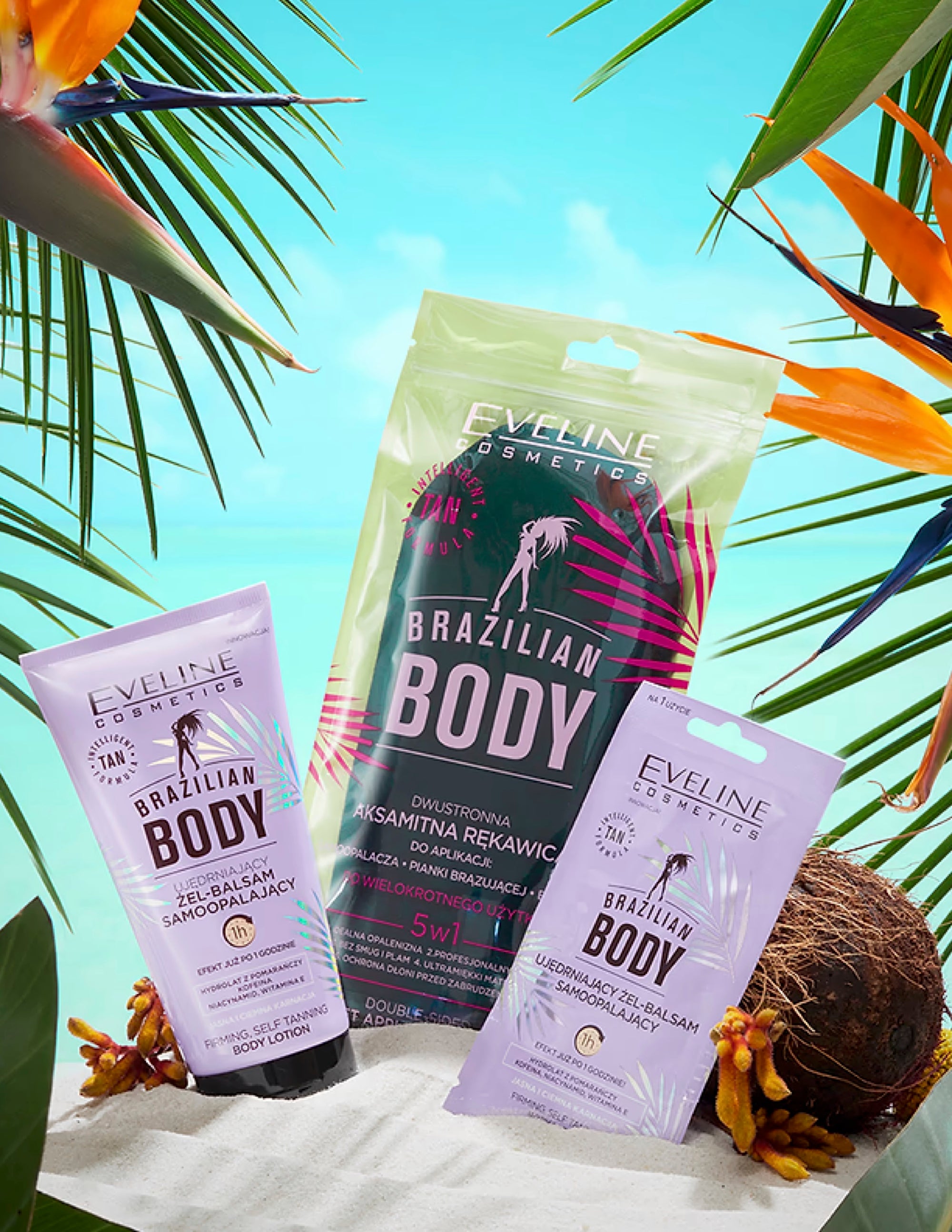 Brazil Rooftop Tanning Brazilian Body Self Tanning Double-sided Velvet Glove