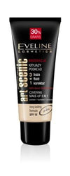 Eveline Cosmetics Art Scenic Foundation 3 in 1 Primer Foundation Corrector- Natural eveline-cosmetics.myshopify.com