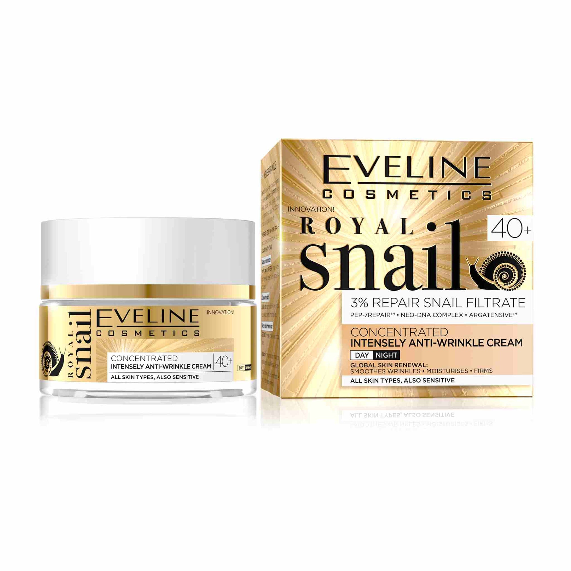 Royal Snail Concentrated Anti Wrinkle Day and Night Cream 40+