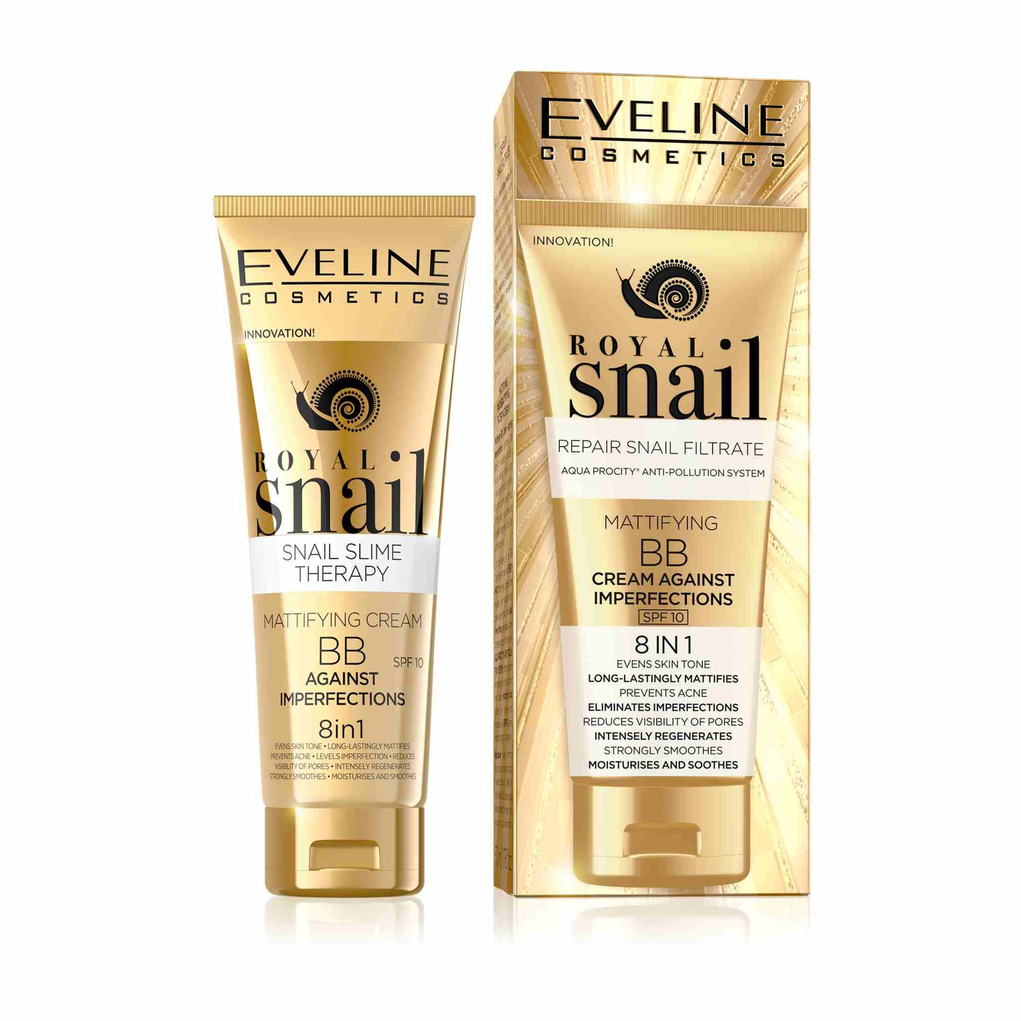Royal Snail Mattifying BB Cream Against Imperfections SPF 10
