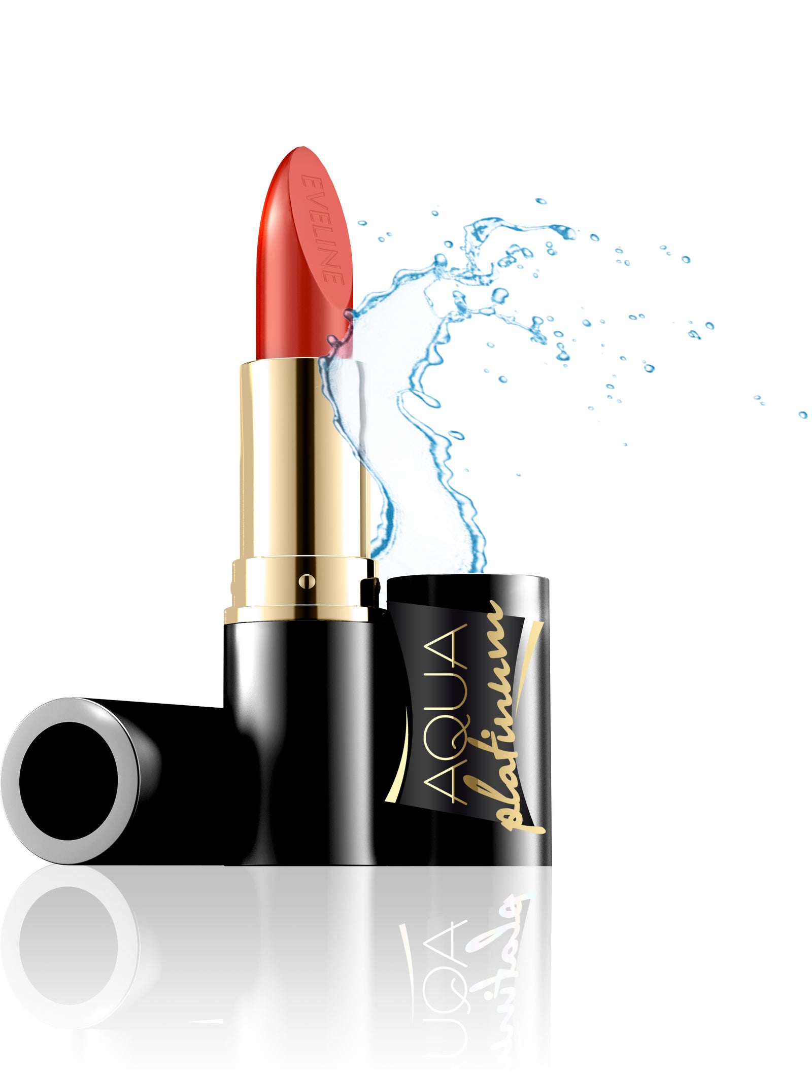 Aqua Platinum Lipstick eveline-cosmetics.myshopify.com