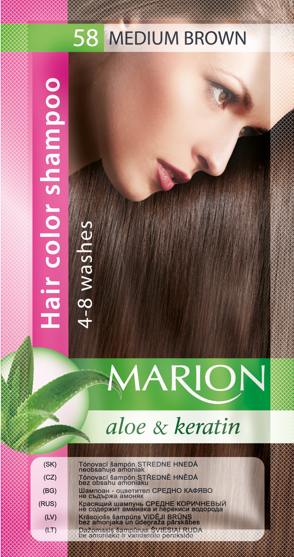 faktor Formen Hover Marion Gray Hair Color Shampoo Hair Dye Kit with Aloe and Keratin (2 p