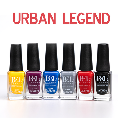 BEL London Urban Legend Nail Set - 6 Pack Nail Lacquers Gift Box