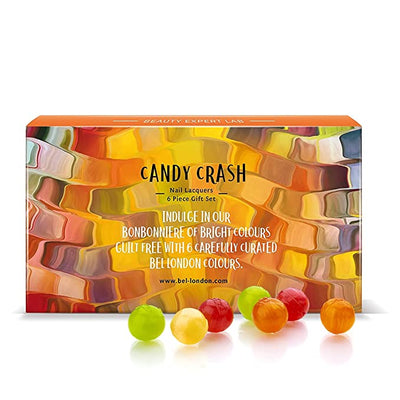 BEL London Candy Crash Nail Set - 6 Pack Nail Lacquers Gift Box