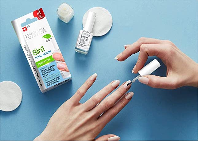 Nail Therapy Total Action 8 In 1 Intensive Nail Treatment and Conditioner for Sensitive Nails