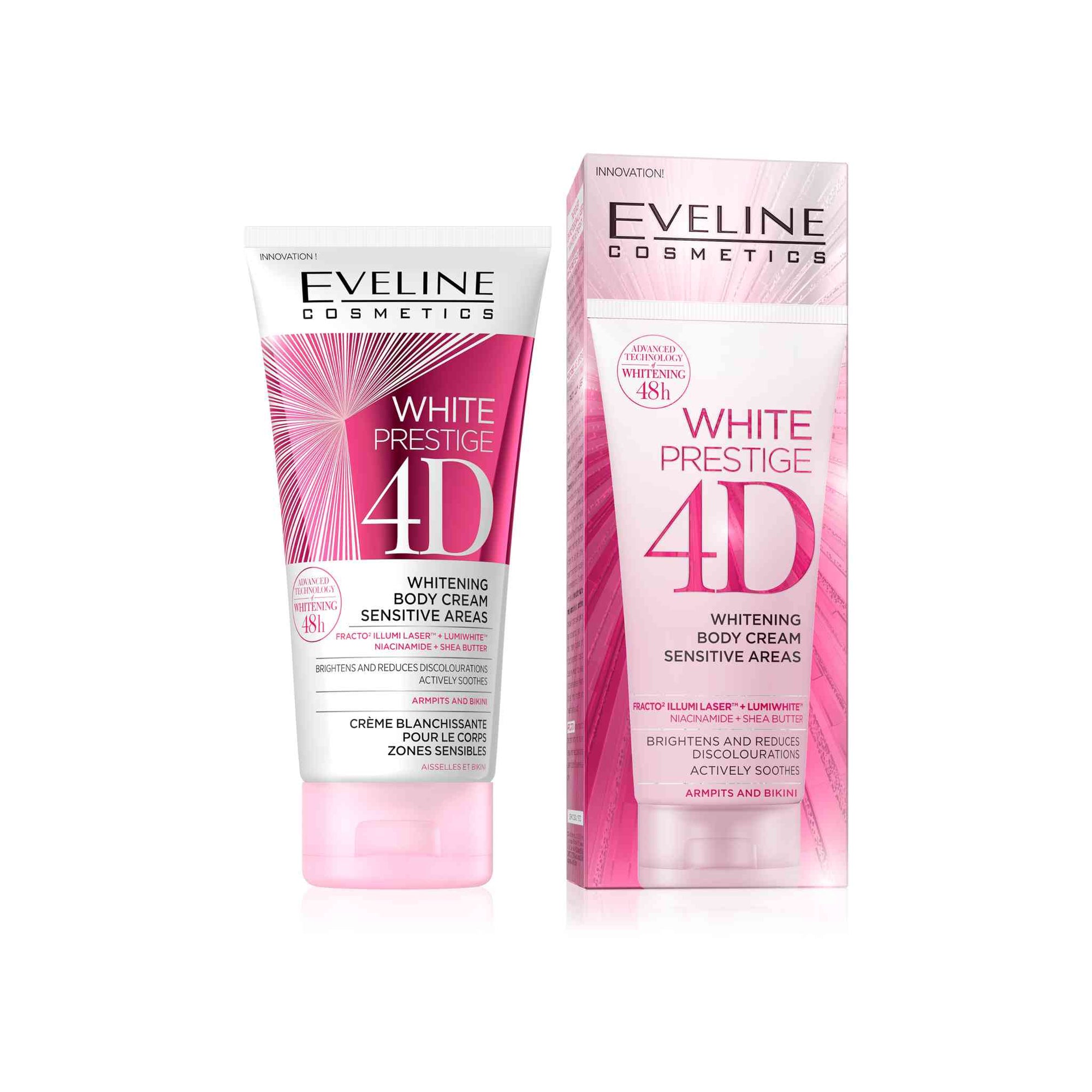 White Prestige 4D Whitening Body Cream for Sensitive Areas
