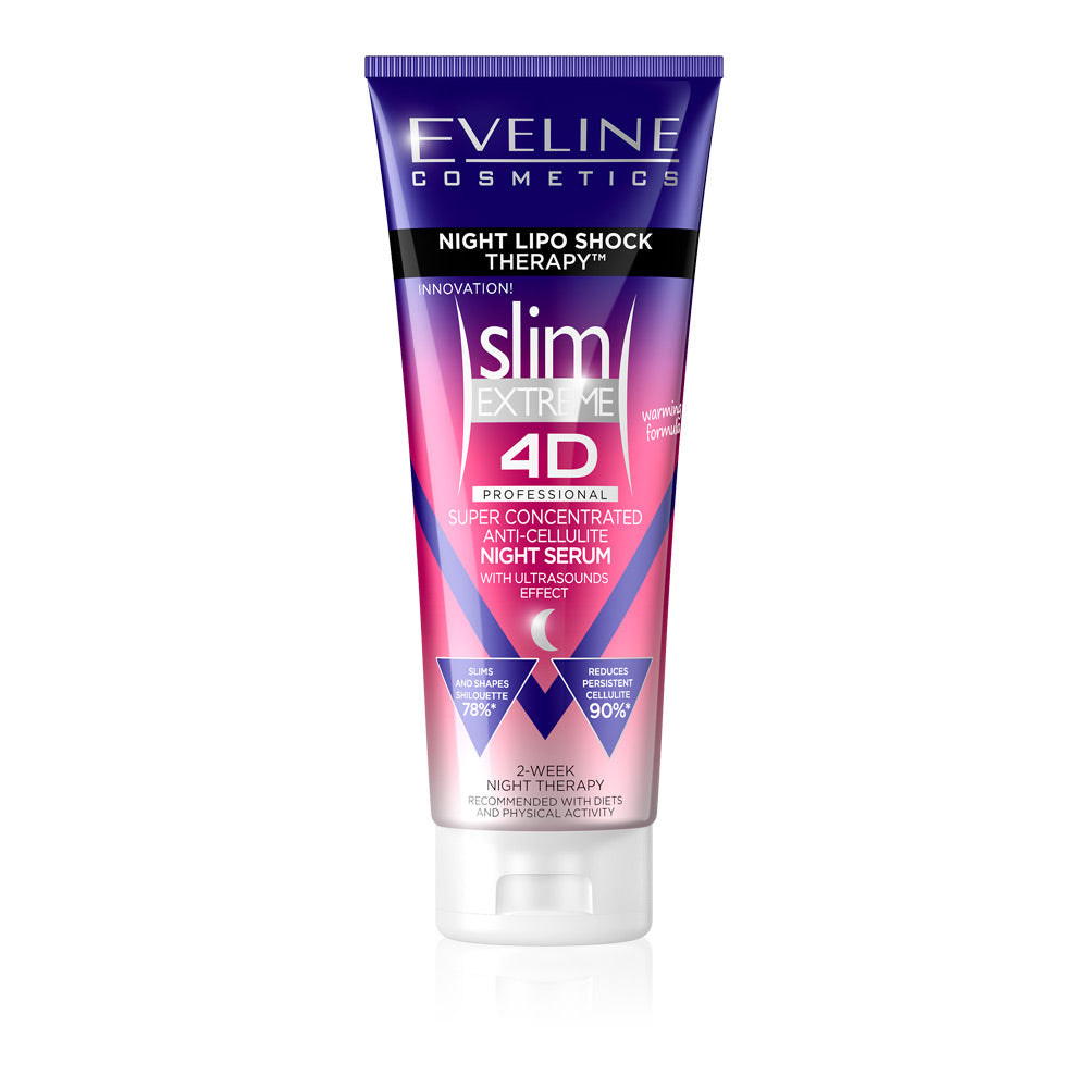 Slim Extreme 4D Super Concentrated Cellulite Cream with Night Lipo Shock Therapy, 8.8 fl oz