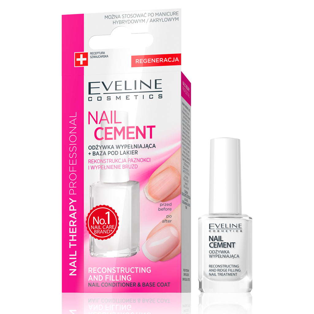 Nail Cement Reconstructing and Filling Nail Conditioner and Base Coat