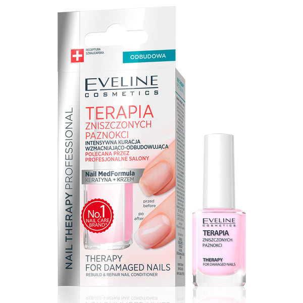 Eveline Cosmetics Total Action 8 In 1 Intensive Nail Treatment and  Conditioner