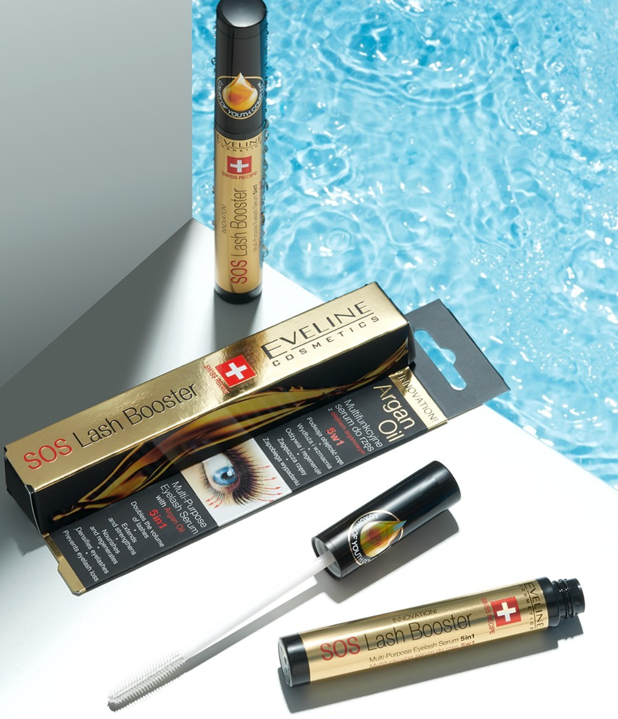 SOS Lash Booster Multi Purpose Eyelash Serum with Argan Oil