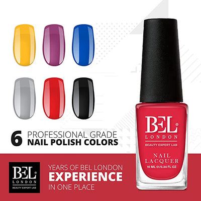 BEL London Urban Legend Nail Set - 6 Pack Nail Lacquers Gift Box