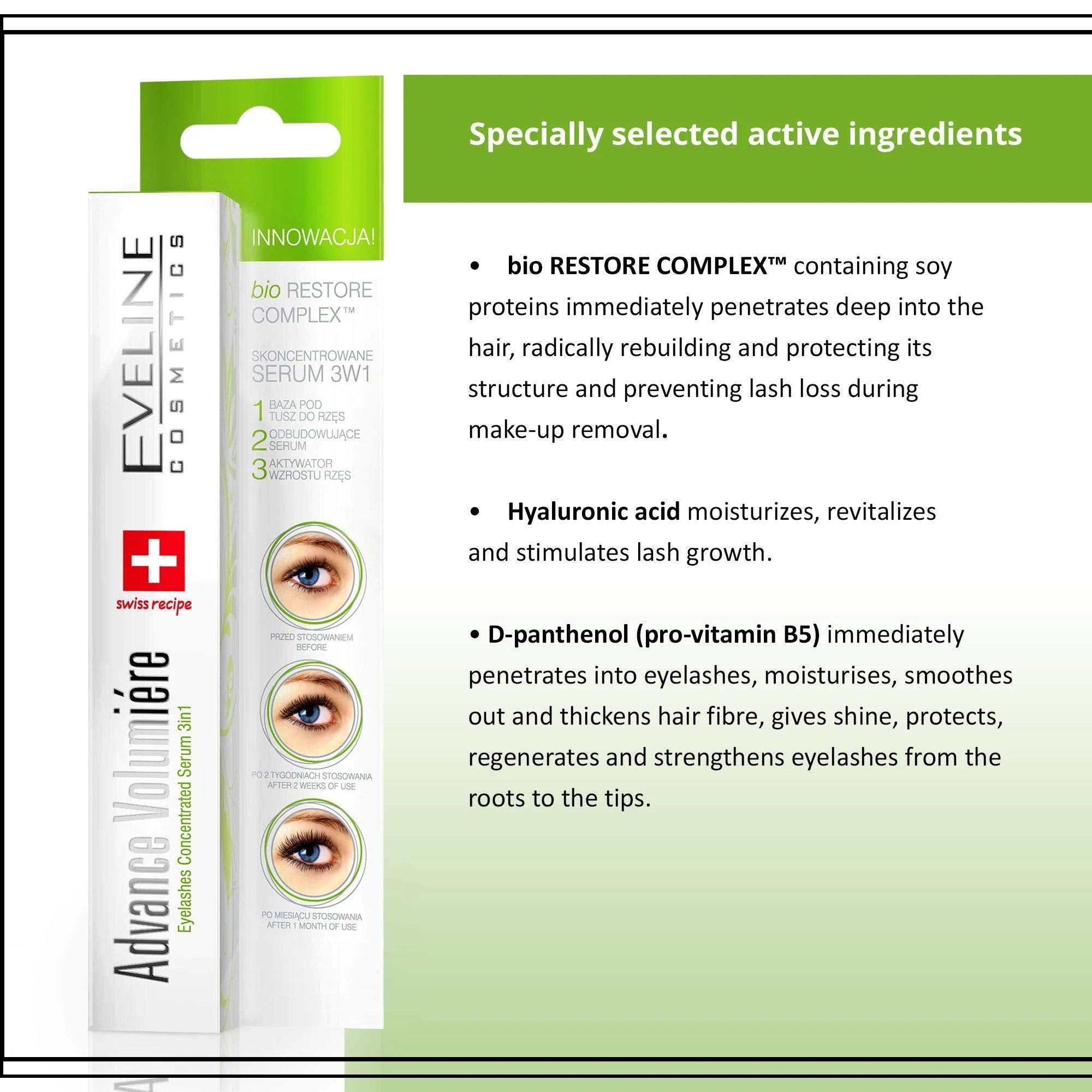 Advance Volumiere Eyelash Growth Activator 3 in 1